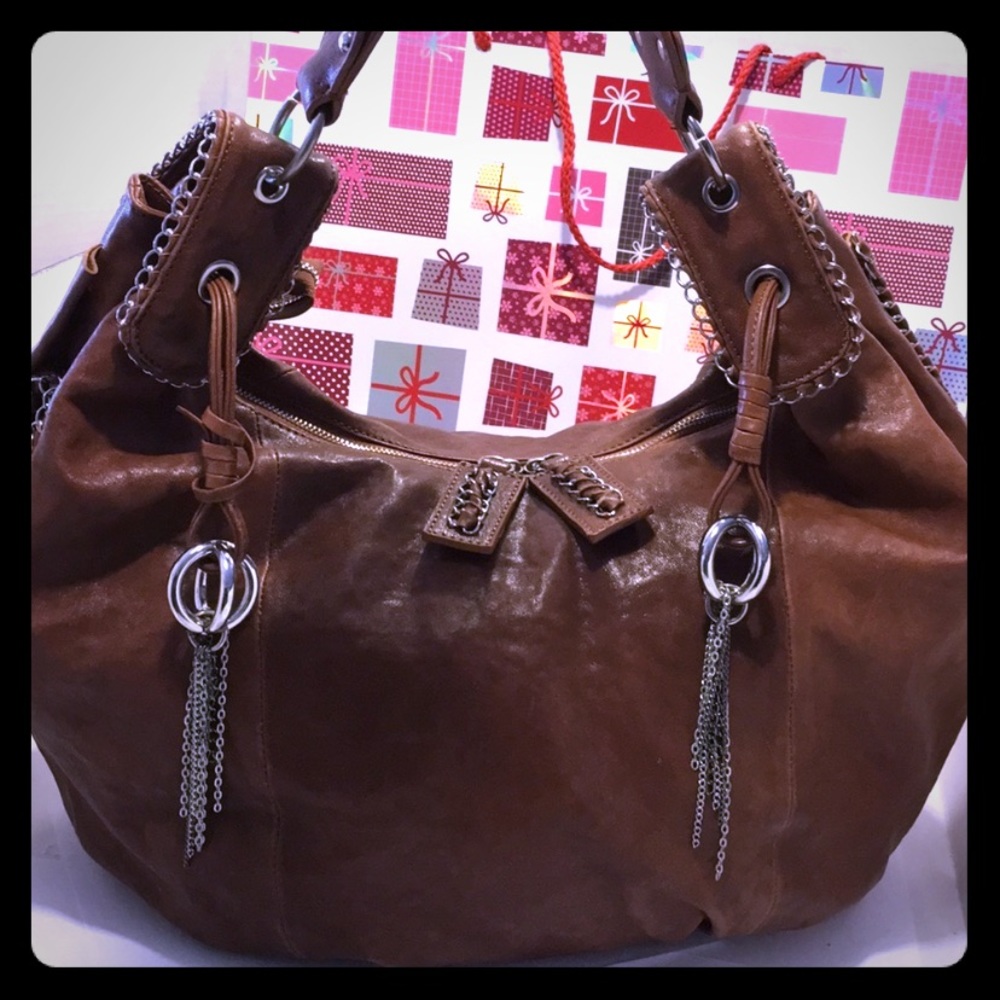 GentlyUsed ROXBURY Leather LARGE HOBO 💼 Bag